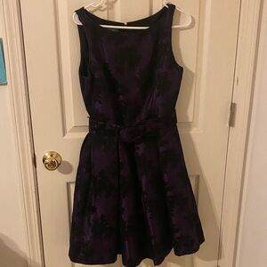 Chic Purple Sleeveless Dress